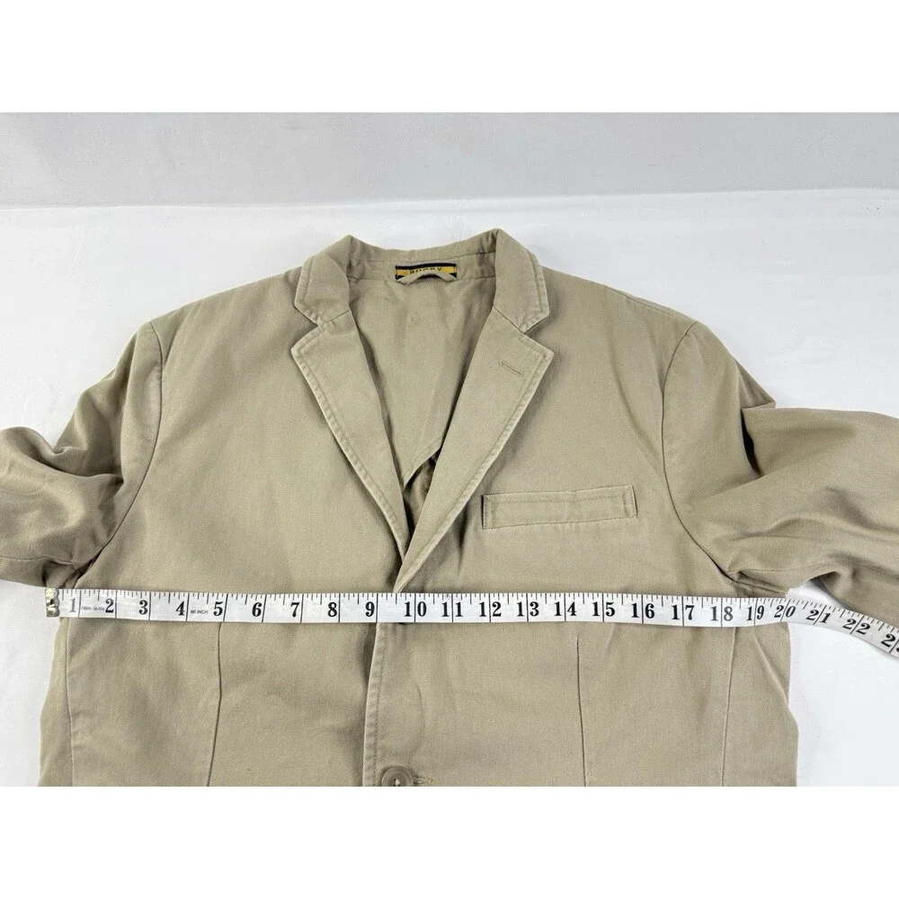 Rugby Ralph Lauren Sport Blazer Jacket Men Size M Chino Cotton Khaki/Beige